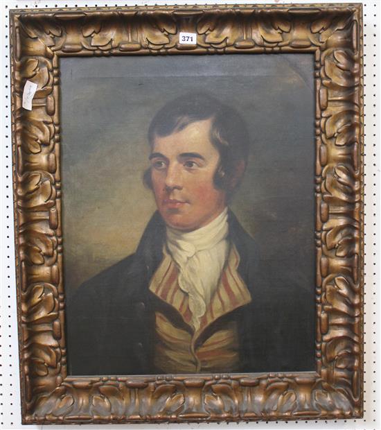 Robert Burns, oil on canvas